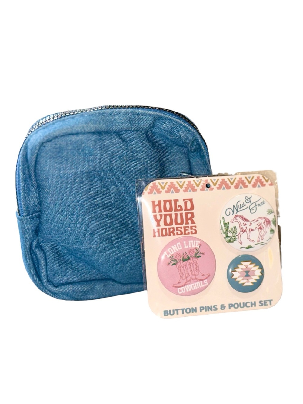 Button Pin & Pouch Set - Choose One !- NEW - Picture 2 of 5